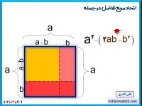 آموزش ریاضی نهم | اتحاد دو جمله | علی نادری