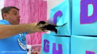 کارتون دخترانه / ناستیا و پدرش حروف الفبا و اعداد انگلیسی را یاد می گیرند
