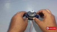 Free energy generator self running fan device with copper wire and magnets  Science idea 2018