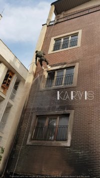 نماشویی نمای آجری در تهران