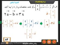 آموزش ریاضی هشتم | بردار و مختصات | علی نادری