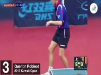 5 ضربه شگفت‌انگیز در مسابقات پینگ پونگ