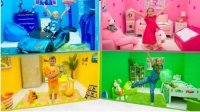 کارتون ولاد و نیکی -   ساخت 4 اتاق مخفی رنگارنگ با کریس و دوستانش