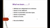 C# Beginner to advanced - Lesson 18 - Framework and user defined methods Part 3