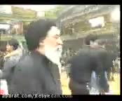 زنجیر زنی آیت الله سیدجعفر سیدان