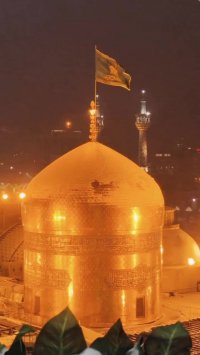 قشنگ ترین تصاویر برفی حرم امام رضا(ع)️️