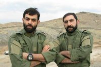 وداع جمعی ازخادمین معراج شهدا باپیکر شهید