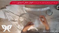 آموزش خیاطی به روش مولر 51 - آموزش برش و دوخت یقه شومیزی