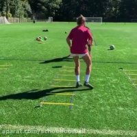 3 تکنیک تمرین سرعتی با توپ (دوپا) به کمک نردبان چابکی تو ایام تعطیلی مدارس