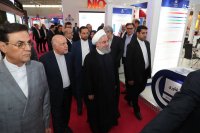 بازدید روحانی از نمایشگاه بین‌المللی نفت، گاز و پالایش و پتروشیمی