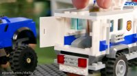 کارتون جدید ماشین ها - ماشین بازی کودکانه شهر لگوها - دزدیدن لاستیک ماشین