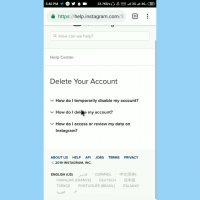 حذف اکانت اینستاگرام.دلیت اکانت اینستاگرام.بدون نیاز به کامپیوتر
