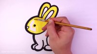 آموزش نقاشی به کودکان - نقاشی خرگوش کوچولو