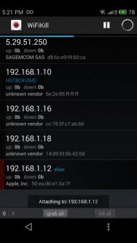 قطع اتصال دیگران به وای فای در اندروید با Wifi Kill