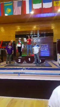 بانوی گنابادی، نایب قهرمان مسابقات باکو