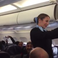 جو ورزشگاه در هواپیما