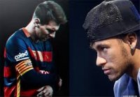 هنرنمایی مسی و نیمار با توپ