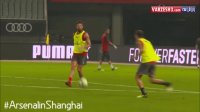 تمرینات آماده سازی آرسنال در شانگهای