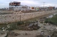 اتمام ضلع شمالی دیواره چینی کانال مسیر محل شنا بندرترکمن