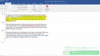 ترفند جالب در Word2016