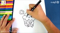 آموزش نقاشی بستنی میوه ای مهربون - آموزش نقاشی برای کودکان - کودکانه