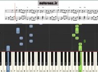 نت پیانو زلزله از آرون افشار