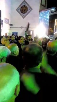 میان داری دریابان شمخانی در هیئت متوسلین به حضرت ولی عصر (عج)