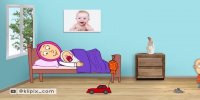 انیمیشن مشکلات فرزند دوم