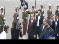 مراسم استقبال رسمی از اردوغان در سعدآباد
