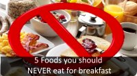 5 غذایی که نباید برای صبحانه خورد!!!