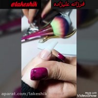 آموزش تیپ گذاری روی ناخن قبل از کاشت با پودر و ژل جلسه دوم