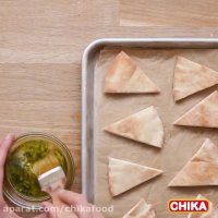 دستور آسان آشپزی: نان پیتا پنیری