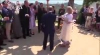 رقص پوتین در عروسی وزیر امور خارجه اتریش
