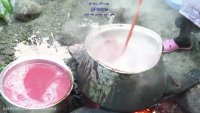پخت رب انار به روش سنتی در شمال ایران