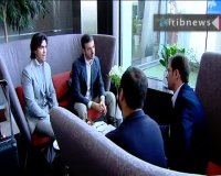 مصاحبه ی استراماچونی در لحظه ی ورود به ایران