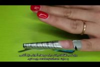 آموزش کاشت ناخن با ژل کاسه ای : مرحله دوم :  زدن بیس کات - نیل آکادمی