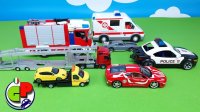 ماشین بازی پلیس کودکانه : ماشین آتش نشانی , آمبولانس , ماشین پلیس
