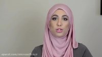 آموزش بستن شال و روسری - 22