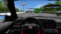 گیم پلی رانندگی با هوندا سیویک در بازی یورو تراک 2
