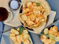 طرز تهیه چیپس سرکه ای