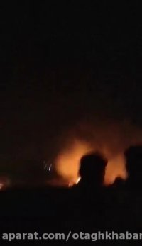 آتش سوزی در اربیل