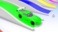 کارتون ماشین ها : پارکینگ طبقاتی و عبور از توپ های رنگی