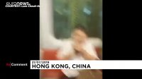 ویدئو؛ حمله نیروهای لباس شخصی به شهروندان هنگ کنگ
