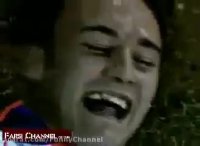 برخورد سنگین توپ به بازیکنان