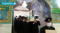 پیکر شهید نسیم افغانی در حرم رضوی به خاک سپرده شد