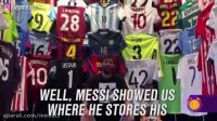 کمد یادگاری های «لیونل مسی» یک لباس کم دارد!
