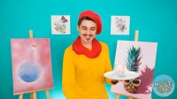 تفریحی و سرگرمی جدید,چالش غذایی,تفریحی و سرگرمی بانوان,چالش نقاشی بستنی