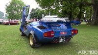 Valentino Balboni drives Lamborghini Countach Walter Wolf LP400 (1 of 3) - V12 Engine Sound!