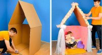 ساخت کاردستی با کارتن : ترفند های 5 دقیقه ای جالب برای سرگرمی در خانه
