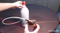 Dry Ice + 2 Stroke Micro Piston Engine